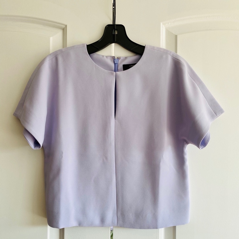 J.Crew Cropped Top in Lavender